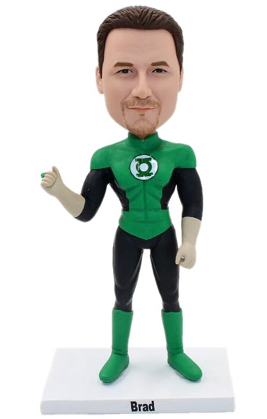 Custom Personalized Green Lantern Bobbleheads